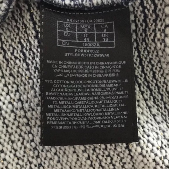 ❌SOLD❌ NWT Guess Indigo Boucher Woven Dress. - Picture 7 of 7